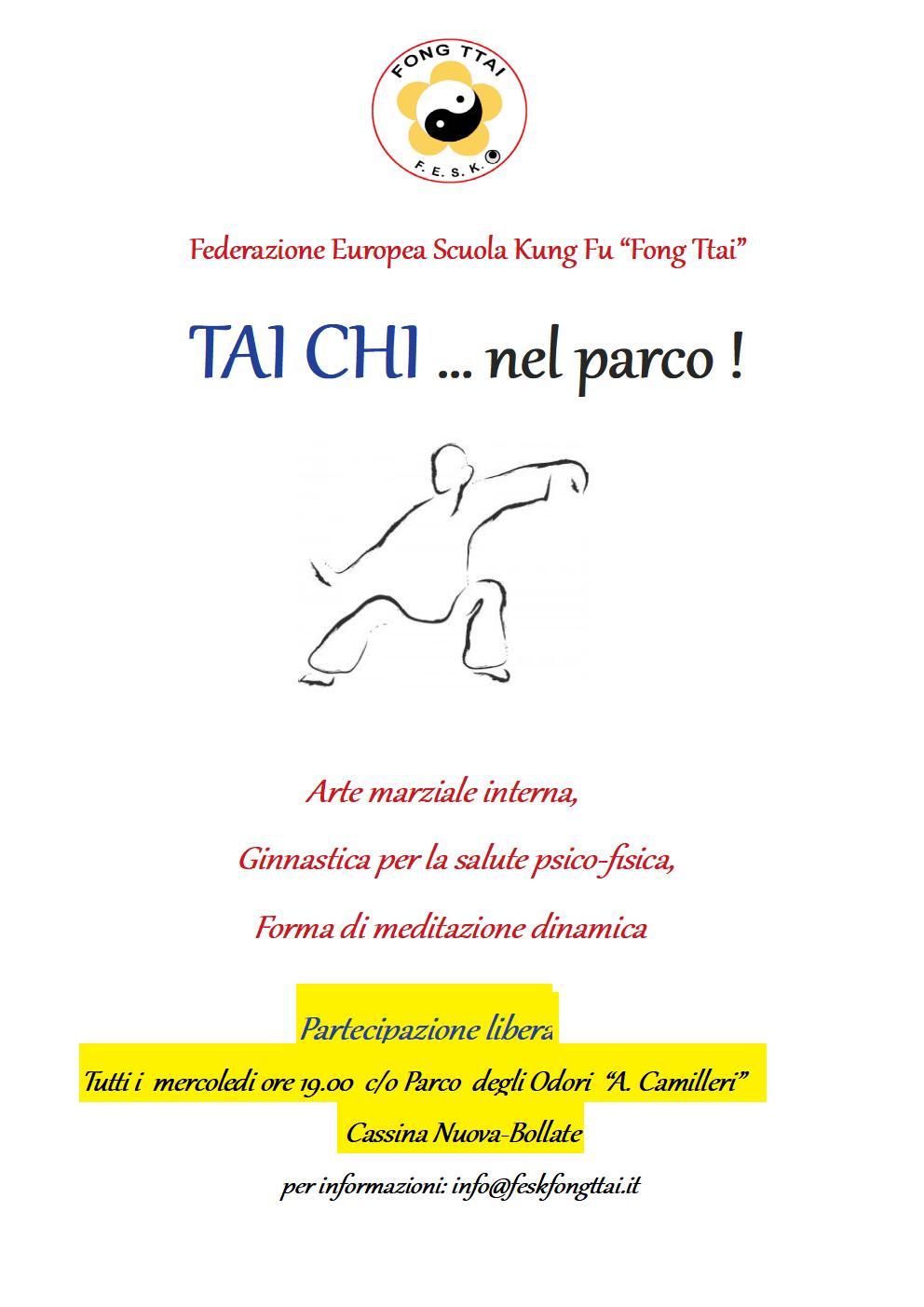 TAI CHI NEL PARCO maggio 2021